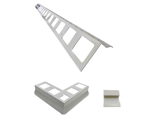 铝制型材 - G-BOARD H - 55 - GEODRY - 边瓦 / H形 / 用于阳台