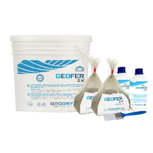 防护砂浆 - GEOFER 2 K - GEODRY - 用于混凝土 / 矿物