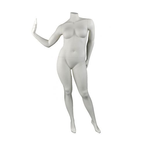 大码女性模特模型 - DIS.VO1 - Cofrad Mannequins - 现实风格 / 无头 / 白色