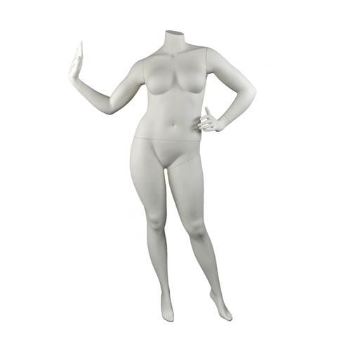 大码女性模特模型 - DIS.VO2 - Cofrad Mannequins - 现实风格 / 无头 / 白色