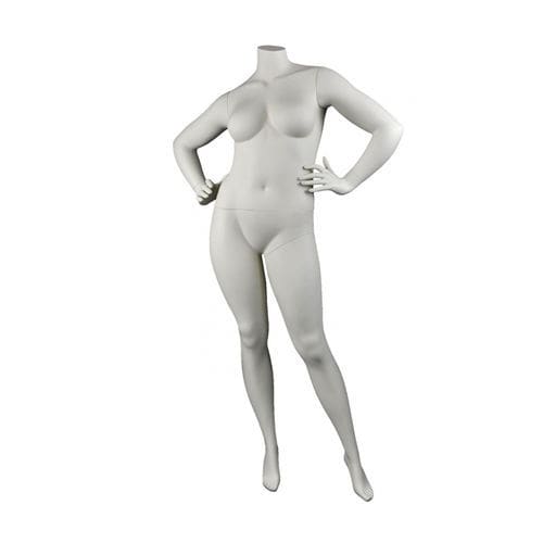 大码女性模特模型 - DIS.VO3 - Cofrad Mannequins - 现实风格 / 无头 / 白色