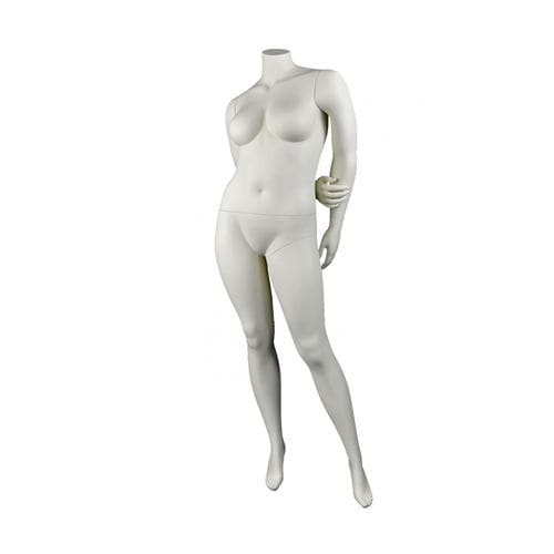 大码女性模特模型 - DIS.VO5 - Cofrad Mannequins - 现实风格 / 无头 / 白色