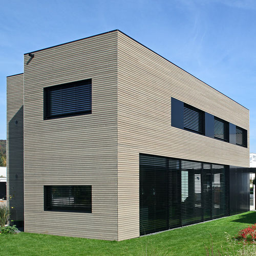 条形立面 - LOFT PASSIVHAUS PHILIPP THALER - ALUCOBOND/阿鲁克邦 - 铝制 / 复合材料 / 榫合式