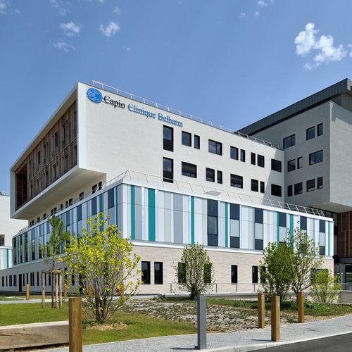 立面板 - HOSPITAL BAYONNE CAPIO - ALUCOBOND/阿鲁克邦 - 铝 / 复合材料 / 榫合式