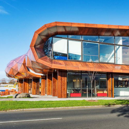 立面板 - TE ORO COMMUNITY AND ARTS CENTRE - ALUCOBOND/阿鲁克邦 - 铝制 / 复合材料 / 榫合式