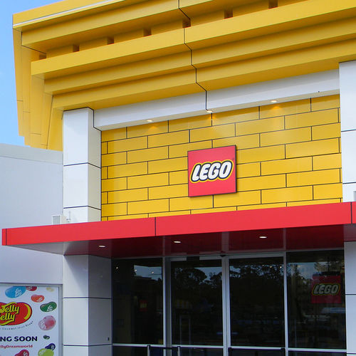 外包复合板 - LEGO STORE - DREAMWORLD - ALUCOBOND/阿鲁克邦 - 用于壁板外墙 / 用于屋顶 / 室外装饰