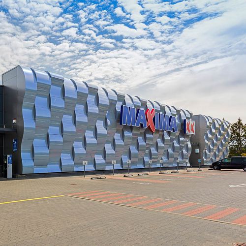 立面板 - MAXIMA SHOPPING CENTRE - ALUCOBOND/阿鲁克邦 - 盒式 / 复合材料 / 铝制