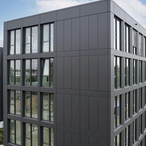外包复合板 - AIRPORT CITY CENTER D&Uuml;SSELDORF - ALUCOBOND/阿鲁克邦 - 用于外墙 / 用于壁板外墙 / 铝制