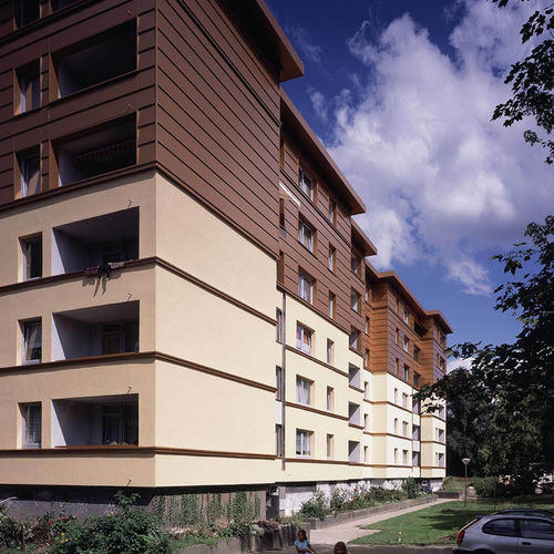 立面板 - MODERNISATION SCHARNHORST HOUSING UNITS - ALUCOBOND/阿鲁克邦 - 铝制 / 复合材料 / 榫合式