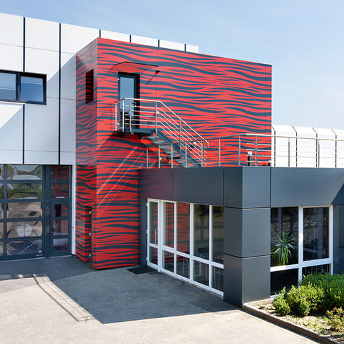 立面板 - HEAD OFFICE ALUFORM GMBH - ALUCOBOND/阿鲁克邦 - 铝制 / 复合材料 / 榫合式