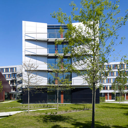 盒式幕墙系统 - D`SPACE HAUPTVERWALTUNG PADERBORN - ALUCOBOND/阿鲁克邦 - 复合材料 / 铝制 / 榫合式