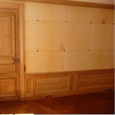 皮质墙面材料 - PARCHMENT - CUIR DECO - 用于室内 / 乡村风 / 仿皮
