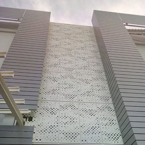 带孔金属板 - MCT-G004 - M-City Aluminum Co., Ltd. - 铝制 / 用于壁板 / 圆形穿孔