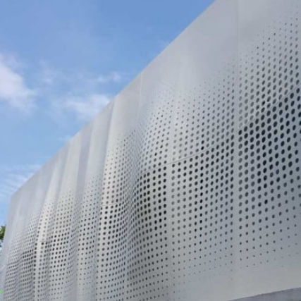 带孔金属板 - MCT-004 - M-City Aluminum Co., Ltd. - 拱形 / 铝制 / 用于壁板