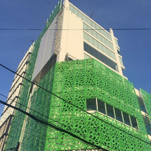 带孔金属板 - MCT-G004 - M-City Aluminum Co., Ltd. - 装饰 / 铝制 / 用于壁板