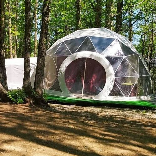 金属框架张拉膜 - GLAMPING  - AmarantoIdea - 穹顶型 / 屋顶 / 墙面