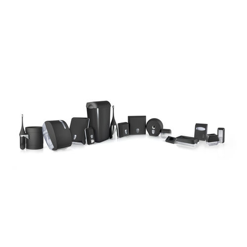 塑料卫浴套件 - LINEA COLORED - BLACK - MAR PLAST Group S.p.A. - 落地式 / 壁挂 / 公共机构用