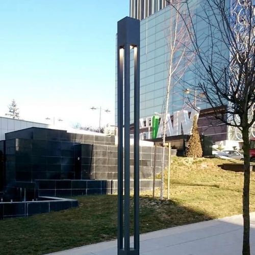 现代风格发光柱 - IRUTA T - BSI LIGHTING TECHNOLOGIES INC. - 不锈钢 / 铝铸铁 / 淬火玻璃