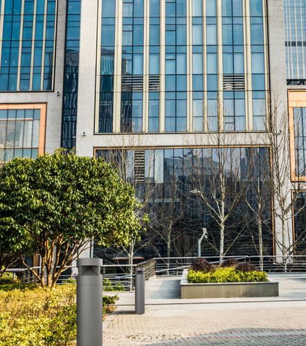 花园灯柱 - ICONE - BSI LIGHTING TECHNOLOGIES INC. - 现代风格 / 不锈钢 / 铝铸铁
