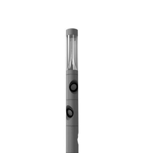 极简主义抽象派发光柱 - IFLUTE PLUS - BSI LIGHTING TECHNOLOGIES INC. - 石膏灰泥 / 不锈钢 / 硅胶