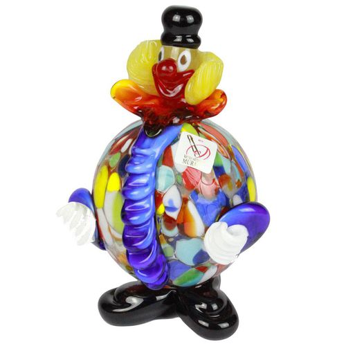穆拉诺玻璃雕塑 - CLOWNS : MONGOLFIERA - Original Murano Glass s.n.c. - 吹制玻璃