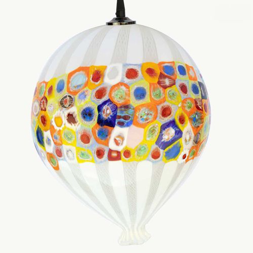 吊灯 - BALLOON WITH MILLEFIORI  - Original Murano Glass s.n.c. - 吹制玻璃 / 穆拉诺玻璃 / 现代风格