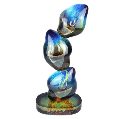穆拉诺玻璃雕塑 - ABSTRACT : INTO THE ABYSS - Original Murano Glass s.n.c. - 砂岩