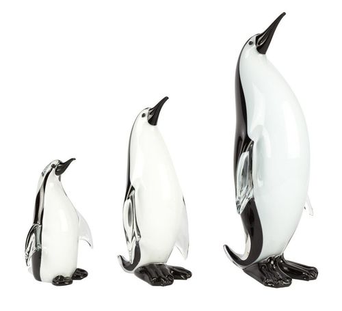 穆拉诺玻璃雕塑 - PENGUIN  - Original Murano Glass s.n.c.
