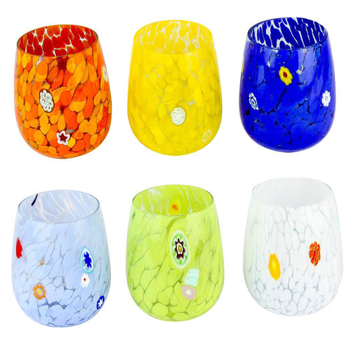 红酒玻璃杯 - SPRING - Original Murano Glass s.n.c. - 鸡尾酒 / 吹制玻璃 / 穆拉诺玻璃