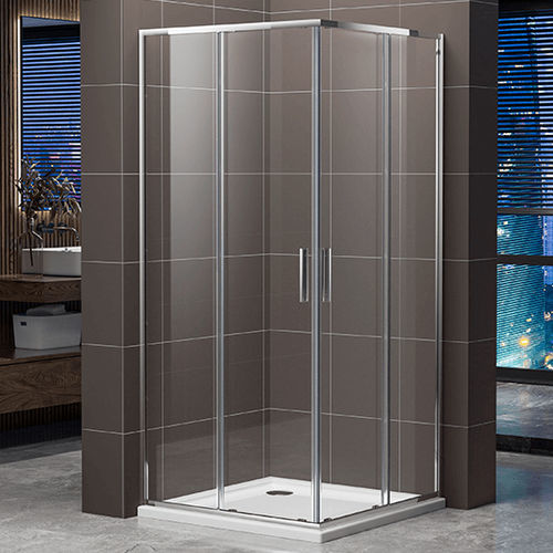 玻璃淋浴房 - A2721 - Shaoxing Joyful Bathroom Co., Ltd - 铝合金 / 平开门 / 正方形