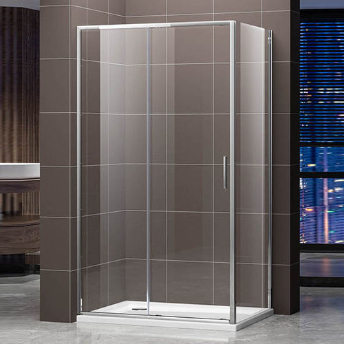 毛玻璃淋浴房 - A2731 - Shaoxing Joyful Bathroom Co., Ltd - 铝合金 / 滑门式 / 转角