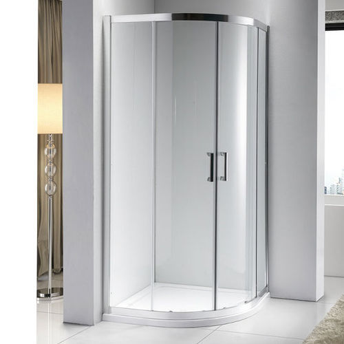 玻璃淋浴房 - A1800 - Shaoxing Joyful Bathroom Co., Ltd - 滑门式 / 转角 / 透明玻璃