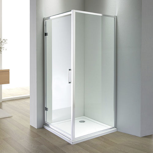 玻璃淋浴房 - A1825 - Shaoxing Joyful Bathroom Co., Ltd - 滑门式 / 转角 / 透明玻璃