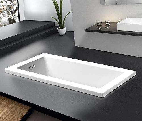 住宅用浴缸 - MV070K - Shaoxing Joyful Bathroom Co., Ltd - 丙烯塑料 / 现代风格 / 白色