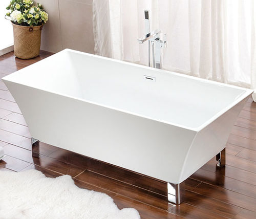 放置式浴缸 - MV008D - Shaoxing Joyful Bathroom Co., Ltd - 住宅用 / 玻璃纤维 / 丙烯塑料