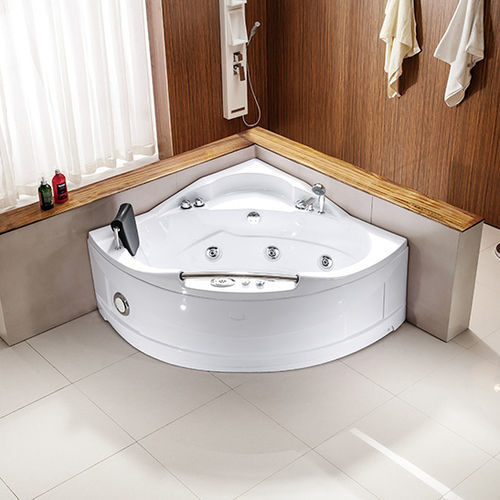 地上水疗浴缸 - A003 - Shaoxing Joyful Bathroom Co., Ltd - 转角 / 双人 / 丙烯塑料