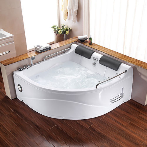 地上水疗浴缸 - A007 - Shaoxing Joyful Bathroom Co., Ltd - 转角 / 双人 / 丙烯塑料