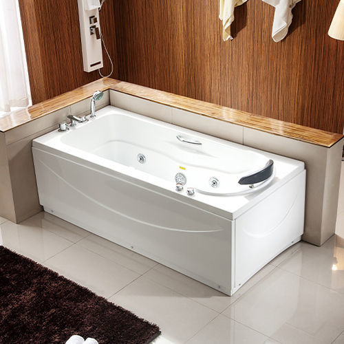 地上水疗浴缸 - A045 - Shaoxing Joyful Bathroom Co., Ltd - 长方形 / 单人 / 丙烯塑料