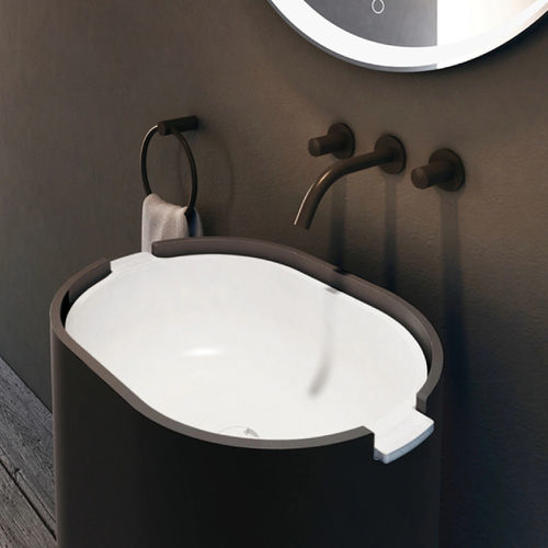 落地式台盆 - P115W1 - Munk Building Materials Co., Ltd. - 丙烯塑料 / 坚硬表面 / 高亮光