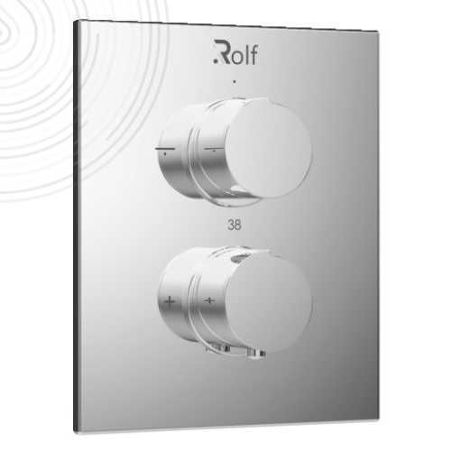 淋浴间调温龙头 - EV'O 501017020 - AYOR BATHROOM - 嵌入式 / 恒温 / 黄铜