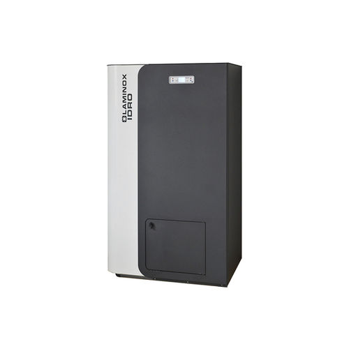 颗粒采暖火炉 - TERMOBOILER 31 MATIC - Laminox S.r.l. - 20 kW...50 kW / 现代风格 / 金属