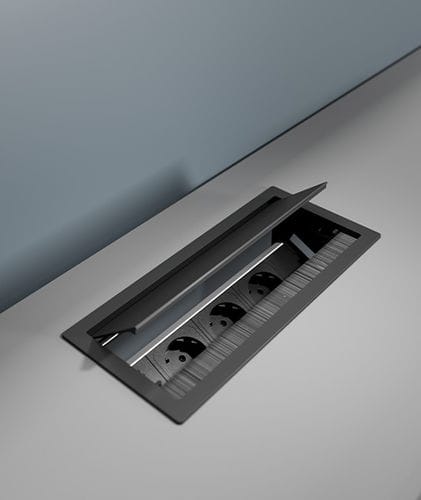 电源插座 - VERSAFLAP MONO 3.0 - ASA International Group - USB / 多头 / 模块化