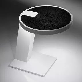 现代风格边桌 - RIALTO - pasut design - Corian®可丽耐 / Corian®科里安桌脚 / 圆形