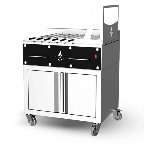 炭烧烤炉 - K6SF - ROASTER OVENS N´GRILLS - 落地式 / 商用厨房 / 不锈钢