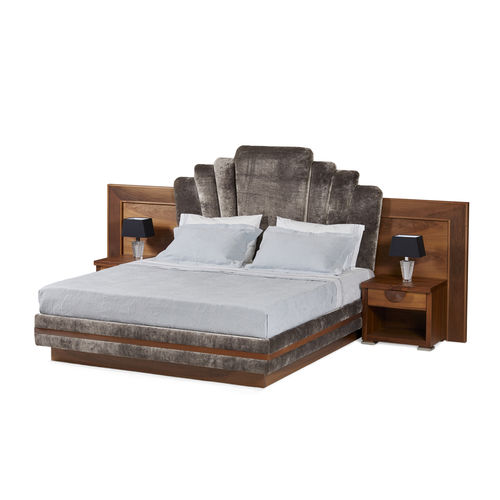 双人床 - BWN/180/200 - Nouvel Espace Furniture - 现代风格 / 带软包床头板 / 带皮革床头板