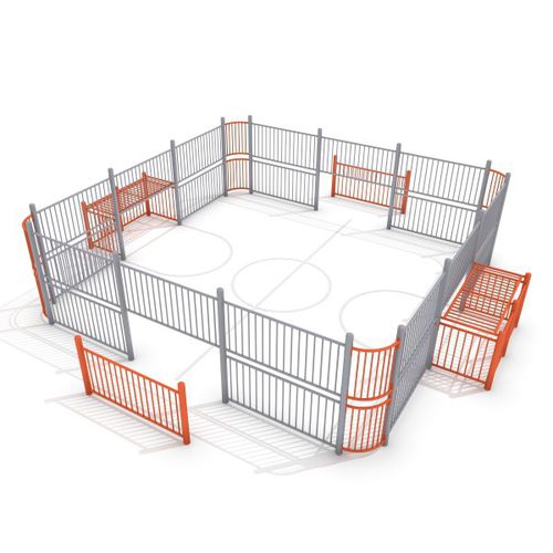 公共空间足球场 - ARENA : SOCCER RING 1 - Inter System - 幼儿模块化