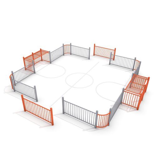 公共空间足球场 - ARENA : SOCCER RING 2 - Inter System - 幼儿模块化