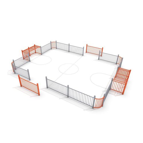 公共空间足球场 - ARENA : SOCCER RING 4 - Inter System - 幼儿模块化