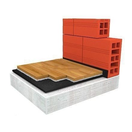 隔音隔离材料 - F-ROLL SYSTEM&trade; - DECIBEL PLC - 卷式 / 室内 / 用于楼板