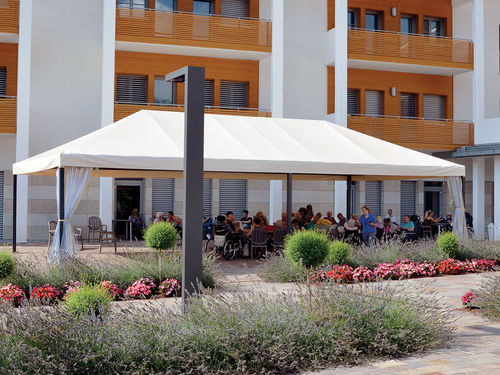 铝基座折叠凉亭 - Eredi di Pozza, IL PARCO - 帆布屋顶 / 商用